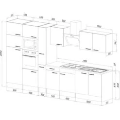 Respekta Economy Küchenzeile KB360EYCMIGKE 360 Cm Cappuccino-Eiche York Nachb. 18 Respekta Economy Küchenzeile KB360EYCMIGKE 360 Cm Cappuccino-Eiche York Nachb. -KüchenTraum 4227 4834 KB360EYCMIGKE 04