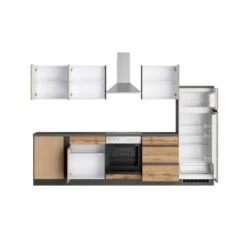Held Möbel Winkelküche Turin 240 X 300 Cm Wotaneiche-Graphit Mit E-Geräten -KüchenTraum 4335 11016600 1117.6310 2a