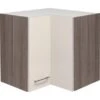 Flex-Well Exclusiv Eck-Hängeschrank Eico 60x60 Cm Magnolienweiß-Tennessee Eiche -KüchenTraum 436636 4051 he60eico