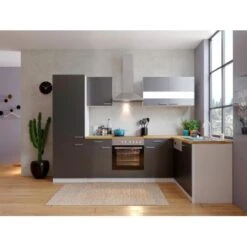 Respekta Winkelküche KBL280WGCGKEG 280 X 172 Cm Grau-Weiß-Butcher Nussbaum 13 Respekta Winkelküche KBL280WGCGKEG 280 X 172 Cm Grau-Weiß-Butcher Nussbaum -KüchenTraum 4384 neu KBL280WGCGKEG 02