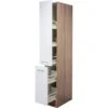 Flex-Well Classic Apotheker-Hochschrank Florida30 Cm Weiß-Sonoma Eiche 1 Flex-Well Classic Apotheker-Hochschrank Florida30 Cm Weiß-Sonoma Eiche -KüchenTraum 4525911 4800 ahs30 samoa 2