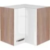 Flex-Well Exclusiv Eck-Hängeschrank Valero 60 Cm X 60 Cm Hochglanz Weiß -KüchenTraum 4528279 4800 he60 valero 2