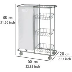 Wenko Sammelwagen Slim 3 Etagen -KüchenTraum 454027 1068 04
