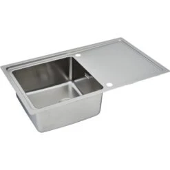 Respekta Einbauspüle Chicago 86 Cm X 50 Cm Edelstahl -KüchenTraum 45546 4384 CHICAGO86X50 03