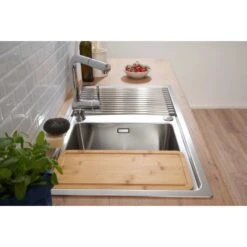 Respekta Einbauspüle Chicago 86 Cm X 50 Cm Edelstahl -KüchenTraum 45546 4384 CHICAGO86X50 14