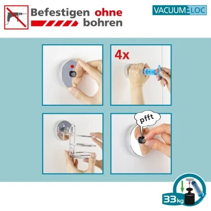 Wenko Küchenrollenhalter Style Mit Vacuum-Loc® Befestigungssystem 8 Wenko Küchenrollenhalter Style Mit Vacuum-Loc® Befestigungssystem – Bild 6