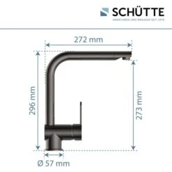 Schütte Küchenarmatur Rio Hochglanz-Graphit 13 Schütte Küchenarmatur Rio Hochglanz-Graphit -KüchenTraum 473315 2759 06