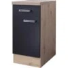 Flex-Well Exclusiv Unterschrank Lara 40 Cm Anthrazit-San Remo Eiche 2 Flex-Well Exclusiv Unterschrank Lara 40 Cm Anthrazit-San Remo Eiche -KüchenTraum 4785432 4051 us40Lara