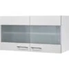 Flex-Well Exclusiv Glas-Hängeschrank Joelina 100 Cm Weiß -KüchenTraum 4787479 4051 HGH100Joelina