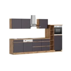 Held Möbel Küchenzeile Turin 330 Cm Graphit-Wotaneiche Mit E-Geräten 24 Held Möbel Küchenzeile Turin 330 Cm Graphit-Wotaneiche Mit E-Geräten -KüchenTraum 4814 11016600 1122.6311 1b