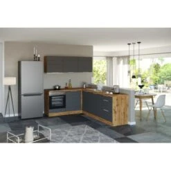 Held Möbel Winkelküche 240 Cm - 180 Cm Matt Grau-Wotaneiche 14 Held Möbel Winkelküche 240 Cm - 180 Cm Matt Grau-Wotaneiche -KüchenTraum 4 11016600 1013.6293 3b 14