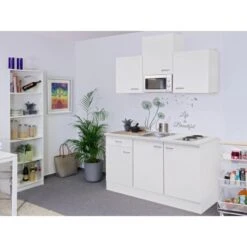 Flex-Well Classic Singleküche Wito 150 Cm Breit Weiß