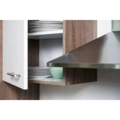 Respekta Küchenzeile KB300EYG 300 Cm Grau Seidenglanz-Eiche York Nachbildung -KüchenTraum 4 oberschrank eicheyork 17 2