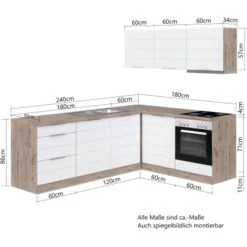 Held Möbel Winkelküche 240 Cm - 180 Cm Matt Grau-Wotaneiche 19 Held Möbel Winkelküche 240 Cm - 180 Cm Matt Grau-Wotaneiche -KüchenTraum 50014 11016600 1013.6291 5 2