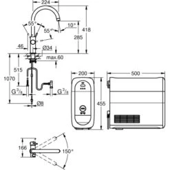 Grohe Spültischbatterie Blue Home Start Chrom Mit Hohem Auslauf -KüchenTraum 5189006 4520 4