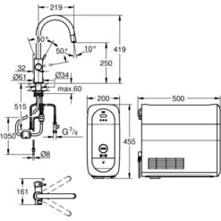 Grohe C-Auslauf Starter Kit Blue Home Chrom 7 Grohe C-Auslauf Starter Kit Blue Home Chrom -KüchenTraum 5189170 4520 100129597 2