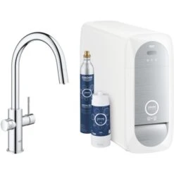 Grohe C-Auslauf Starter Kit Blue Home Chrom
