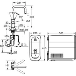 Grohe U-Auslauf Starter Kit Blue Home Chrom 7 Grohe U-Auslauf Starter Kit Blue Home Chrom -KüchenTraum 5189212 4520 100042123 2
