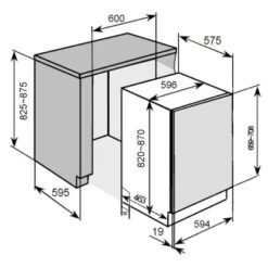 Flex-Well Küchenzeile Arizona 280 Cm Quarz-Cubanit - San Remo Eiche Hell -KüchenTraum 51 DW126FI40016Mazeichnung 1