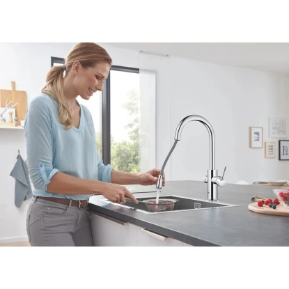 Grohe C-Auslauf Starter Kit Blue Home Chrom 4 Grohe C-Auslauf Starter Kit Blue Home Chrom – Bild 2