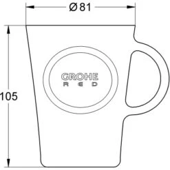 Grohe Teegläser Red 4 Stück -KüchenTraum 5212832 4520 1451364 1