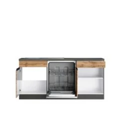 Held Möbel Winkelküche Turin 300 X 240 Cm Wotaneiche-Graphit Mit E-Geräten 26 Held Möbel Winkelküche Turin 300 X 240 Cm Wotaneiche-Graphit Mit E-Geräten -KüchenTraum 5233 11016600 1131.6310 2b