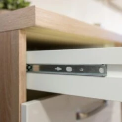 Flex-Well Classic Winkelküche Florida 280 Cm Ohne E-Geräte Sonoma Eiche-Weiß -KüchenTraum 5260435 4051 CU02