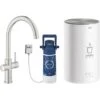 Grohe C-Auslauf Armatur Und Boiler Red Duo M-Size Supersteel -KüchenTraum 5288295 4520 30083DC1 1