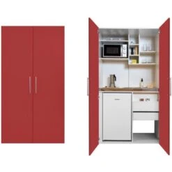 Respekta Schrankküche SKWGMIC Reversibel Grau-Weiß -KüchenTraum 5317243 4384 6