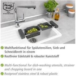 Wenko Spülbecken-Organizer Spülen-Caddy Cami Ausziehbar 21 Wenko Spülbecken-Organizer Spülen-Caddy Cami Ausziehbar -KüchenTraum 534924 1068 03