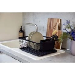 Wenko Geschirrabtropfer Drip Schwarz -KüchenTraum 534934 1068 08