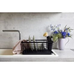 Wenko Geschirrabtropfer Drip Schwarz -KüchenTraum 534934 1068 09