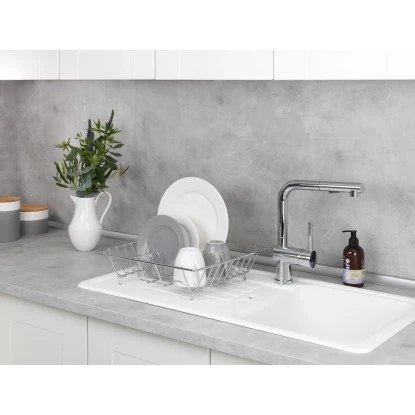 Wenko Geschirrabtropfkorb Chrom 4 Wenko Geschirrabtropfkorb Chrom – Bild 2