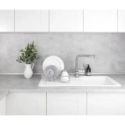 Wenko Geschirrabtropfkorb Chrom 5 Wenko Geschirrabtropfkorb Chrom – Bild 3