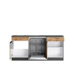 Held Möbel Winkelküche Turin 360 X 240 Cm Wotaneiche-Graphit Mit E-Geräten -KüchenTraum 5365 11016600 1134.6310 2b