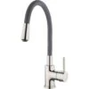 Verosan Küchenarmatur Barcelona Chrom Schlauch Grau -KüchenTraum 5373857 4259 ASBAG1198
