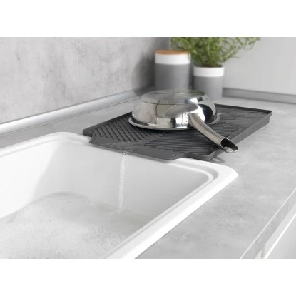 Wenko Abtropfmatte Linea 40 Cm X 3 Cm X 30 Cm Grau 6 Wenko Abtropfmatte Linea 40 Cm X 3 Cm X 30 Cm Grau – Bild 4