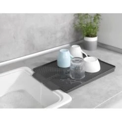Wenko Abtropfmatte Linea 40 Cm X 3 Cm X 30 Cm Grau 12 Wenko Abtropfmatte Linea 40 Cm X 3 Cm X 30 Cm Grau -KüchenTraum 548132 1068 05