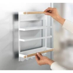 Wenko Küchenregal Magna Magnetisches Regal Zur Befestigung Ohne Bohren Weiß -KüchenTraum 548534 1068 10