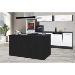 Respekta Premium Inselküche 280 Cm Weiß Hochglanz-Eiche Grau 33 Respekta Premium Inselküche 280 Cm Weiß Hochglanz-Eiche Grau -KüchenTraum 56 4384 RP280IEWC Ansicht3