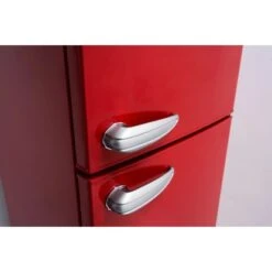 Respekta Kühl-Gefrierkombination KS144 Vintage VC Rot -KüchenTraum 5719588 4384 01