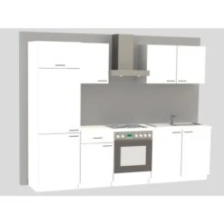 Spülenunterschrank Klassik 60 Weiß Ohne Arbeitsplatte 80 Cm -KüchenTraum 586601 3193 Einbaukueche 2