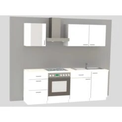 Spülenunterschrank Klassik 60 Weiß Ohne Arbeitsplatte 80 Cm -KüchenTraum 586601 3193 Einbaukueche 3