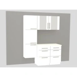 Spülenunterschrank Klassik 60 Weiß Ohne Arbeitsplatte 80 Cm -KüchenTraum 586601 3193 Einbaukueche 4