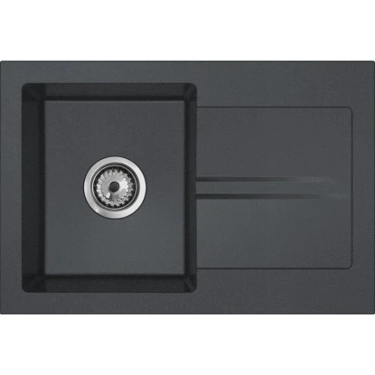 Einbauspüle Granitverbundwerkstoff Graphit 3 Einbauspüle Granitverbundwerkstoff Graphit