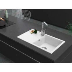 Miló Einbauspüle Granitverbundstoff Blissano 76 Weiß 7 Miló Einbauspüle Granitverbundstoff Blissano 76 Weiß -KüchenTraum 5903140017783 30