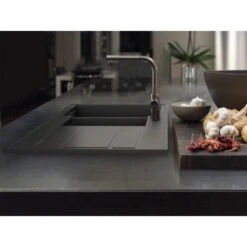 Miló Einbauspüle Granitverbundstoff Luxuria 100 Graphit 7 Miló Einbauspüle Granitverbundstoff Luxuria 100 Graphit -KüchenTraum 5903140017998 30