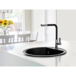 Miló Einbauspüle Granitverbundstoff Olli 51 Schwarz -KüchenTraum 5903140018063 30