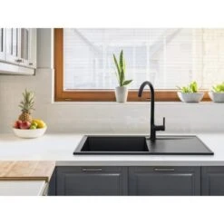 Miló Einbauspüle Granitverbundstoff Palladio 86 Schwarz 7 Miló Einbauspüle Granitverbundstoff Palladio 86 Schwarz -KüchenTraum 5903140018094 30