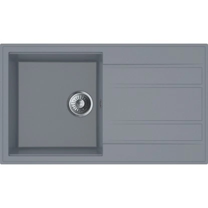 Miló Einbauspüle Granitverbundstoff Luxuria 86 Grau 3 Miló Einbauspüle Granitverbundstoff Luxuria 86 Grau